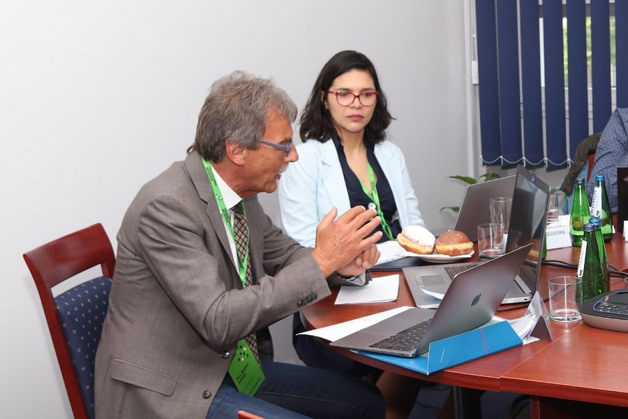 Prof. Manfred Schmitt and dr Cyntia Sandes Oliveira