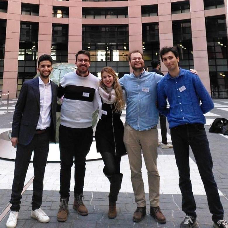 Students participating in the European Student Assembly