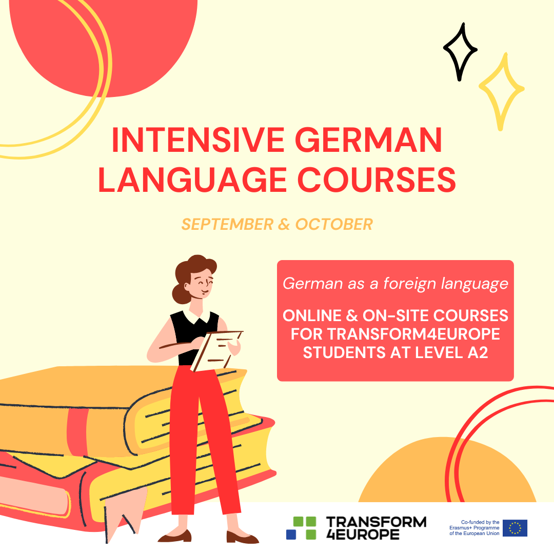 Intensive German Language Courses Transform4Europe Intensive German Language Courses Transform4Europe