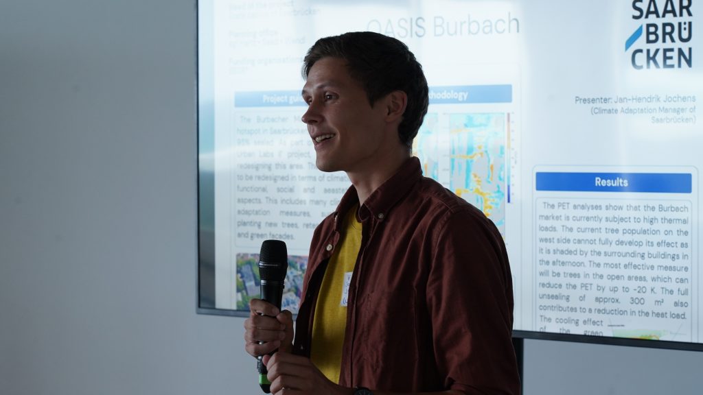 Jan-Hendrik Jochens, climate adaption manager of the city of Saarbrucken