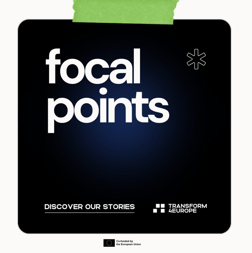A graphic for the Focal points campaign