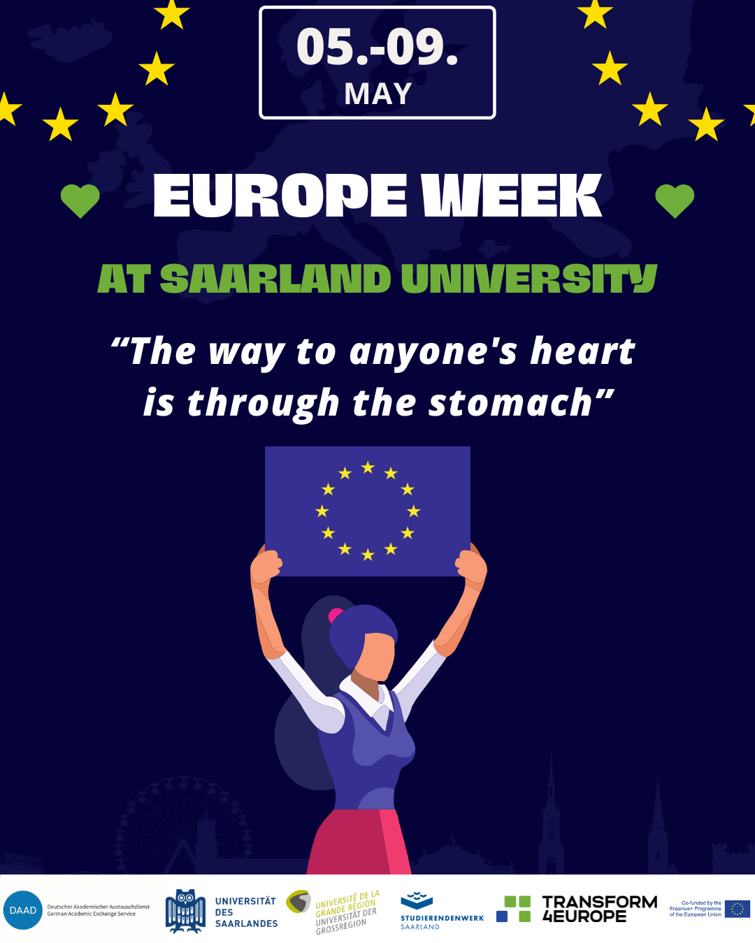 Europe Week at Saarland University graphics