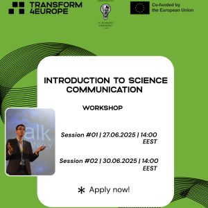 Graphic for the Introduction to Science Communication workshop