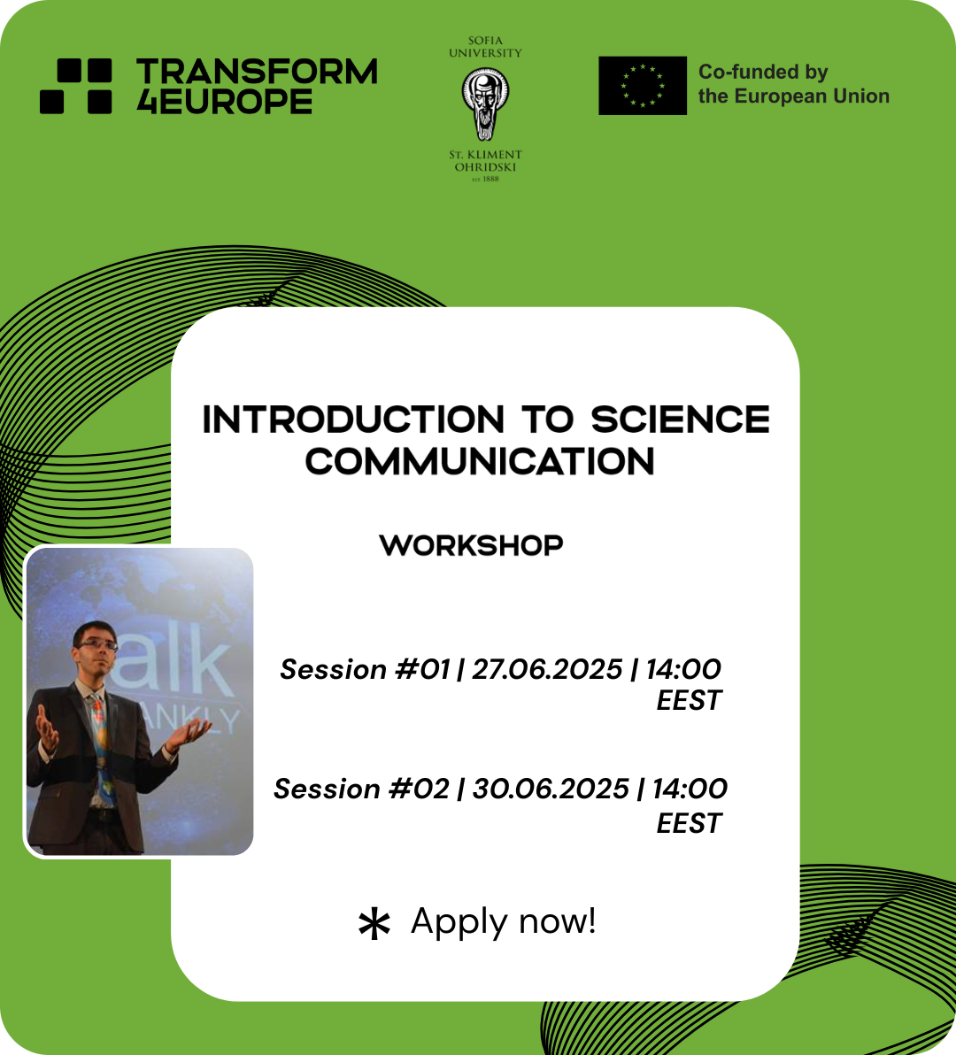 Graphic for the Introduction to Science Communication workshop