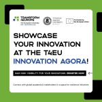 Showcase your innovation at the T4EU Innovation Agora