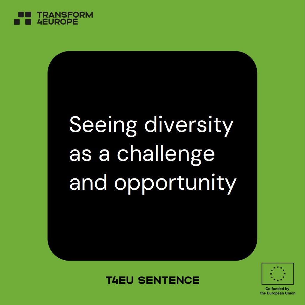 Seeing diversity as a challenge and opportunity.